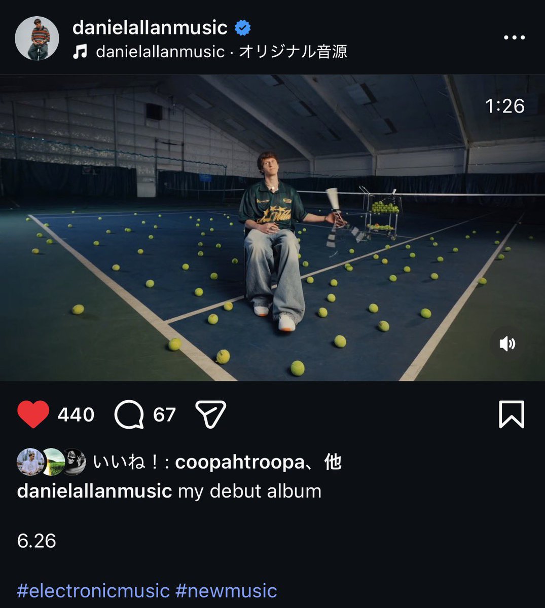 k3nt417's tweet photo. Daniel Allanのデビューアルバムが6月26日に出ます。
イカついベースの曲からめっちゃエモーショナルな曲まで網羅されてる神アルバムなのでみんな聞きましょう。 https://t.co/e7fGDVPIKp