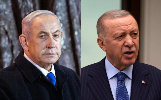 visegrad24's tweet photo. Netanyahu on Erdogan:

“The antisemitic dictator Erdoğan, who is committing genocide against the Kurds, supports the Hamas terrorist organization, oppresses his own people and imprisons political rivals, is the last person who can lecture the State of Israel on morality.”

🇮🇱🇹🇷 https://t.co/YbZRiSrw8C