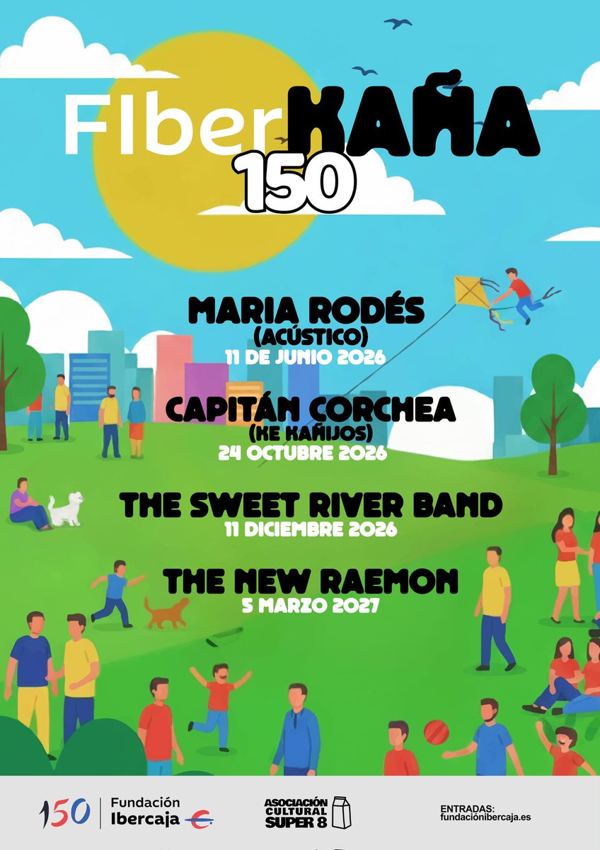 festivalkekana's tweet photo. En menos de 24 horas abrimos el ciclo #FiberKaña150 con el acústico de Maria Rodés junto a @fundacionibercaja Guadalajara.
​Todavía quedan las últimas entradas a solo 5 €. Van a volar rápido.
​🎟️ Pillad la vuestra aquí y nos vemos mañana: https://t.co/jdDQK74O6e https://t.co/i3fvKDCzJ2