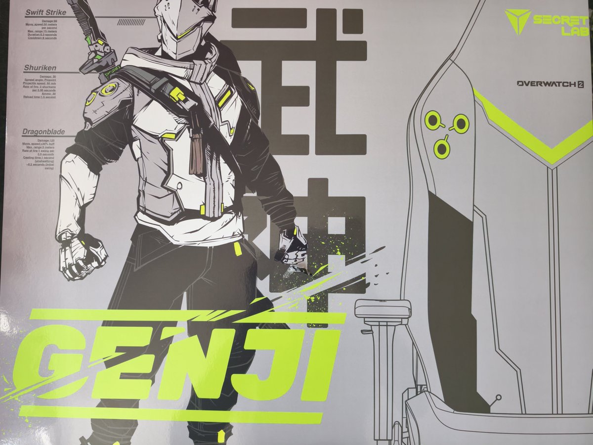 The Genji poster that comes with your gamer chair
