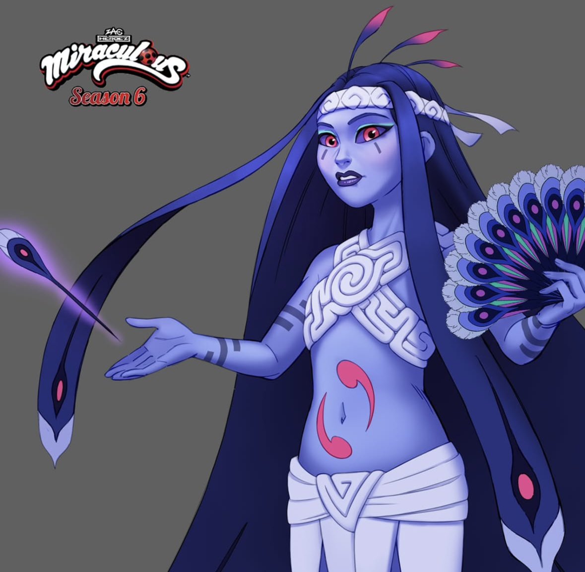 ladyblognewss's tweet photo. 🚨🚨 BREAKING: Concept Art of Tomoe with the Peacock Miraculous. https://t.co/OTAWLaDWRX
