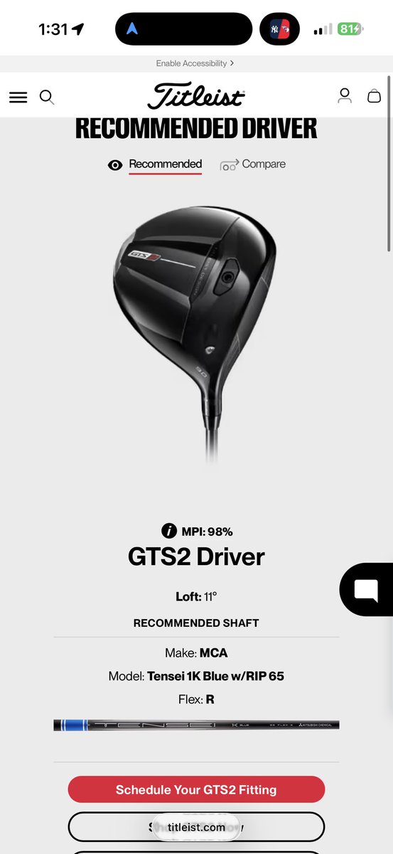 TheRealSteve8's tweet photo. @Mike_kim714 @Titleist God this looks sweet! 🥵 https://t.co/1SDipQYPlz