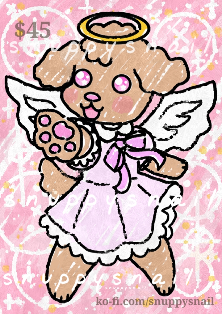 snuppysnail's tweet photo. 𓆩♡𓆪 angel puppy 𓆩♡𓆪 https://t.co/DjC68zeoL4