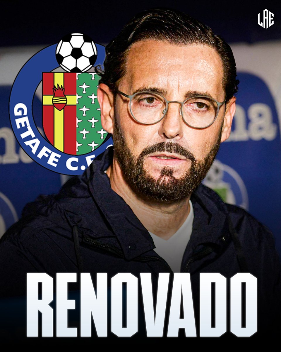 _laelastica's tweet photo. 🚨🔵 OFICIAL: José Bordalás renueva con el Getafe hasta junio de 2028.

🤝 Acuerdo cerrado.
📋 Dos años más al frente del conjunto azulón.
#Getafe #Bordalas #LaLiga https://t.co/iY2UfEogIY