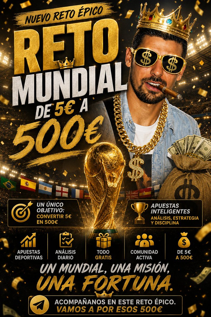 NolitoTips365's tweet photo. 🚨RECORDAR QUE MAÑANA EMPIEZA ESTO POR EL CANAL. TODO TOTALMENTE GRATIS✅
😈TAMBIÉN ESTAREMOS COMPARTIENDO POR EL CANAL LOS PICKS PARA COMPLETAR LA PIRÁMIDE DE WINAMAX Y PARA OPTAR A LOS PENALTIS🥅⚽️
💰No sé porqué aun no os habéis unido https://t.co/51pemMqe77 https://t.co/MPn5wrroS1