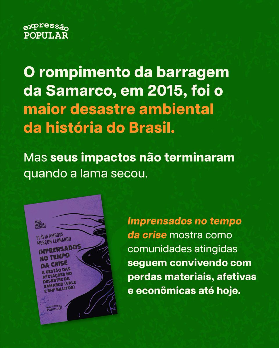 expressaopop's tweet photo. Os livros da coleção “Água, Energia e Sociedade”, uma parceria da Expressão Popular com o Movimento dos Atingidos por Barragens (MAB), ajudam a compreender como esses conflitos atravessam a realidade brasileira e afetam diretamente a vida de milhões de pessoas. https://t.co/ZdIyjhFkzP