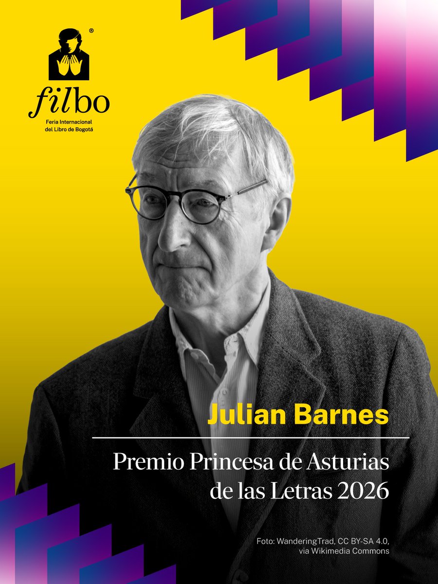 CamLibro's tweet photo. ✍️El escritor británico Julian Barnes, ha sido galardonado con el Premio Princesa de Asturias de las Letras 2026. El jurado ha destacado “su condición de extraordinario narrador y ensayista, dotado de humor e ironía". https://t.co/kQxf0OpgGV