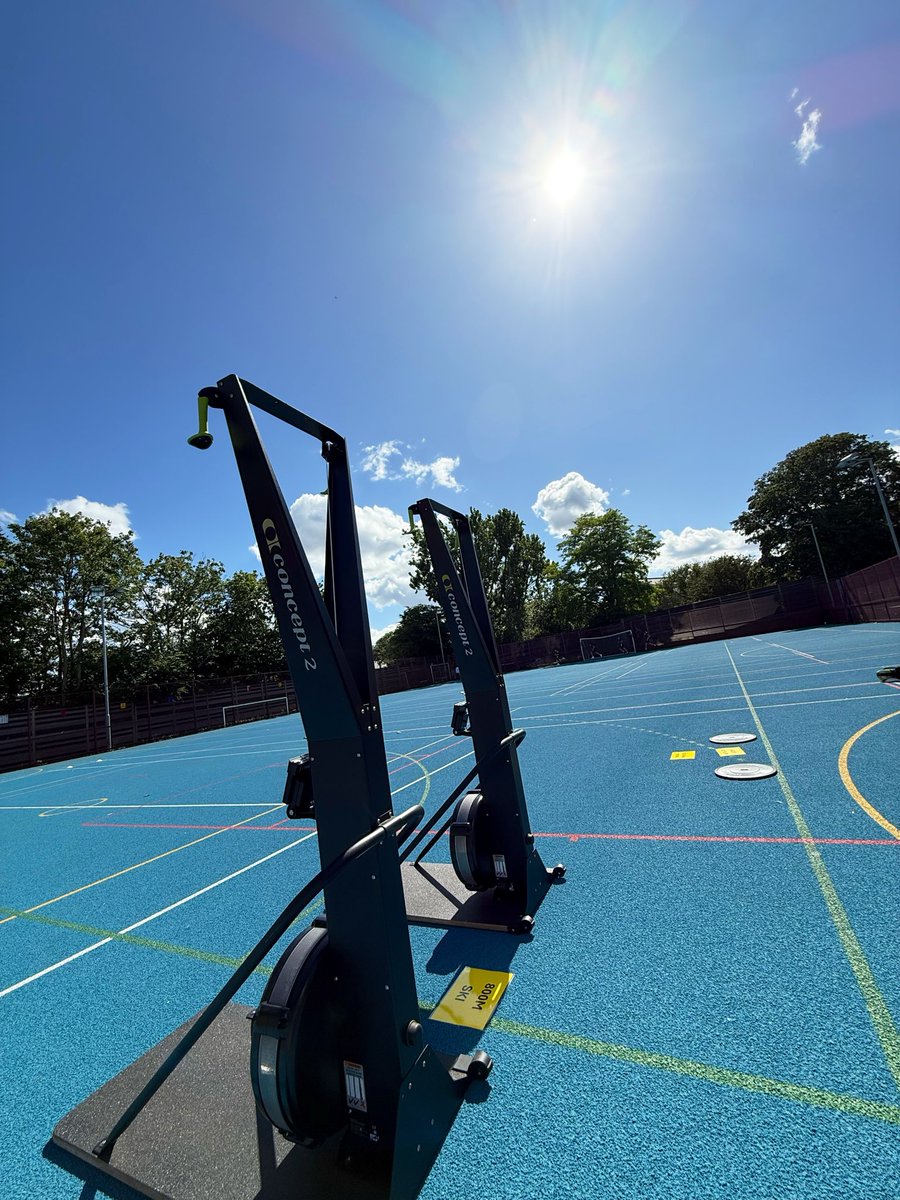 STMComp's tweet photo. HYROX is back at STM this Summer! 💪
A brilliant week so far with Year 7, 8 and 9 male doubles showing resilience, determination and hard work! Female doubles are up next tomorrow! 🔥 Great to see the STM values on display in every event. #Fitness #ExtraCurricular #DoYourBest https://t.co/i2icikNivK