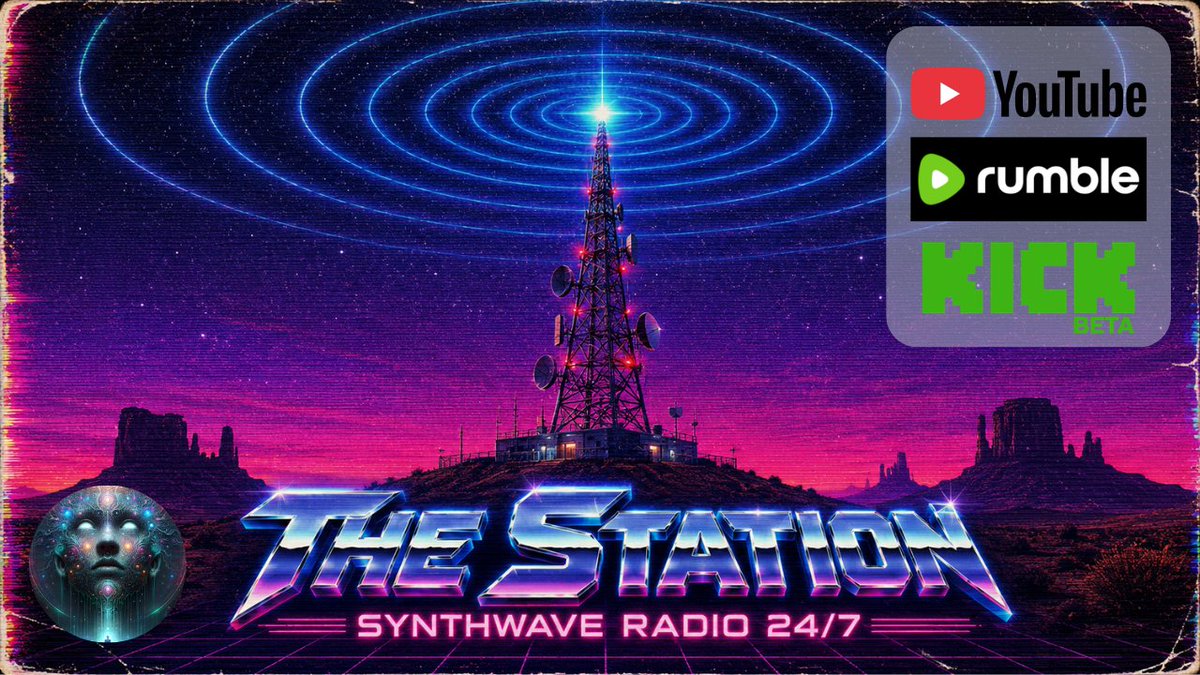 RealCircuitsFM's tweet photo. π‘ SIGNAL LOCKED β THE STATION IS OPEN! πΆ
**THE PORTAL** by **CircuitsFM** is **LIVE 24/7** π§
Streaming LIVE on:
YouTube β’ Rumble β’ Kick
**TUNE IN NOW!** π‘π₯
#ThePortal | #CircuitsFM | #Synthwave | #Retrowave | #24x7 https://t.co/KJywYPUIul
