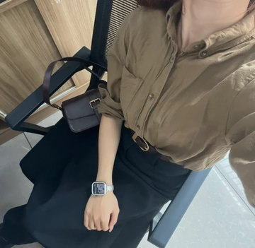bellaouhh's tweet photo. #selfie #atwork #outfit   How can you see the end of the road at a glance? I love my job and my job loves me😍 https://t.co/HRCGekCsoE