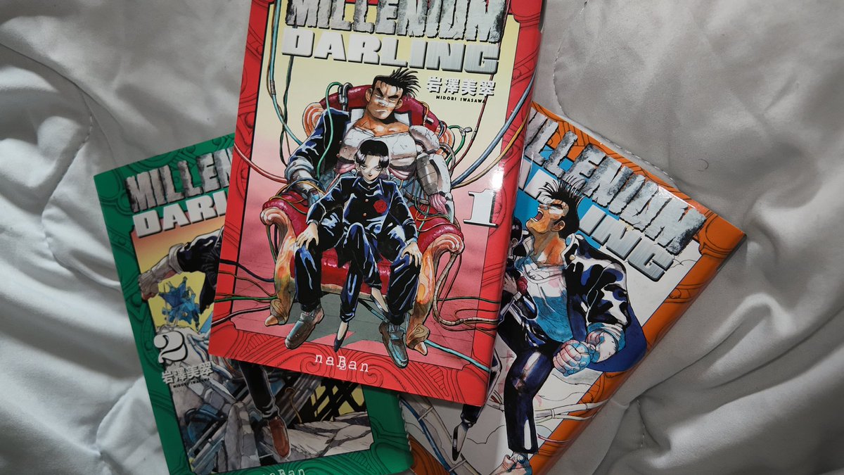 Bryandono1's tweet photo. Millenium Darling ✅
Une œuvre de science-fiction fiction parfaitement maîtrisée ! 
Avec une narration qui te fais vivre le truc à 100% 🔥
Je l’ai déjà dis mais les 2 premiers tomes sont à 5€ ! Donc pour quasi le prix d’un manga vous en avez deux ! 
@NabanEditions https://t.co/bNprbpP38t