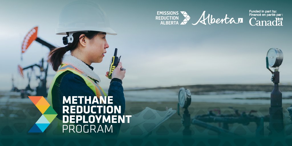 ERAlberta_'s tweet photo. The Methane Reduction Deployment Program is open to upstream + midstream facilities across Alberta. It will continue until March 31, 2029, or until funding is fully allocated.

Apply now: https://t.co/v52DP37ItR https://t.co/l6QiU20Mtg
