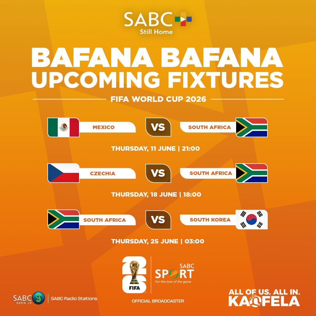SABCPlus's tweet photo. ALL OF US. ALL IN. KAOFELA. 🇿🇦

Download SABC+ to stream all Bafana Bafana FIFA World Cup games LIVE, subscription-free.