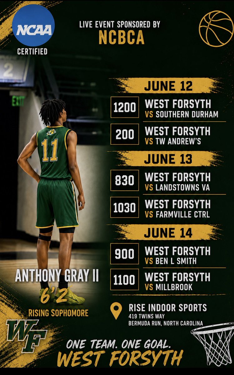 antgray1_'s tweet photo. College Coaches here’s my schedule for the NCBCA Live event https://t.co/ipTe94xvFt