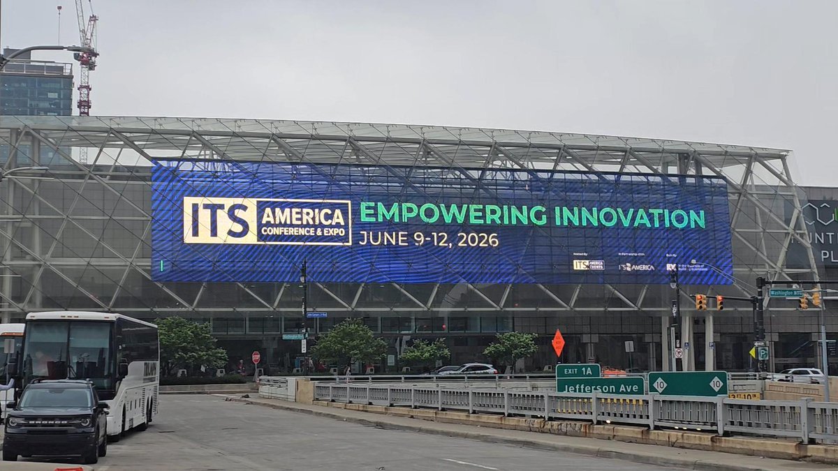 Iteris's tweet photo. Kicked off ITS America with a great first day 👏 We’re back out there today, come find us at booth 4023! We have live presentations in the booth running today and tomorrow, so stop by, learn something new, and say hi. More info on presentations and times: https://t.co/oVA6fAYsOE https://t.co/reaV3gVjFA