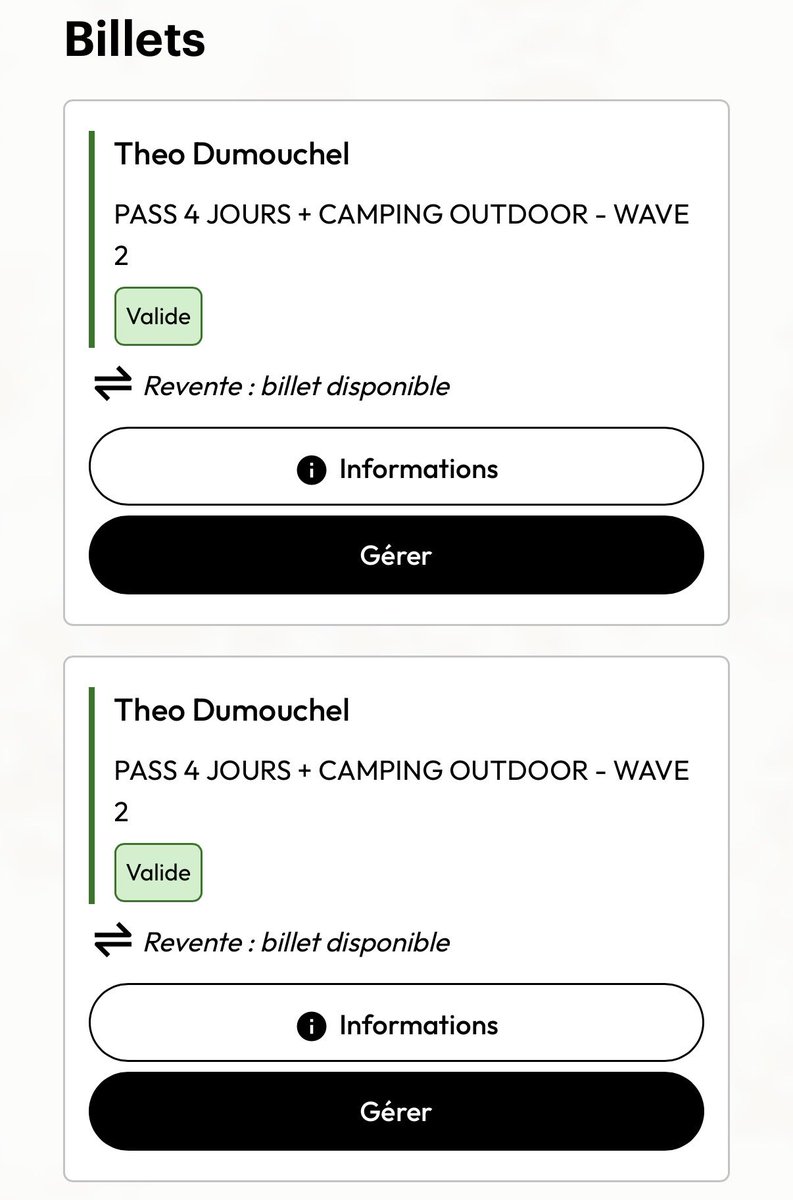 DMCTheo's tweet photo. Je vend 2 pass 4 jours + camping outdoor pour les Ardentes en juillet 2026. 500€ les 2 pass. Paiement Wero et envoi des billets par mail. 🙏🕺
#Ardentes #LesArdentes https://t.co/doHWFnFwSP