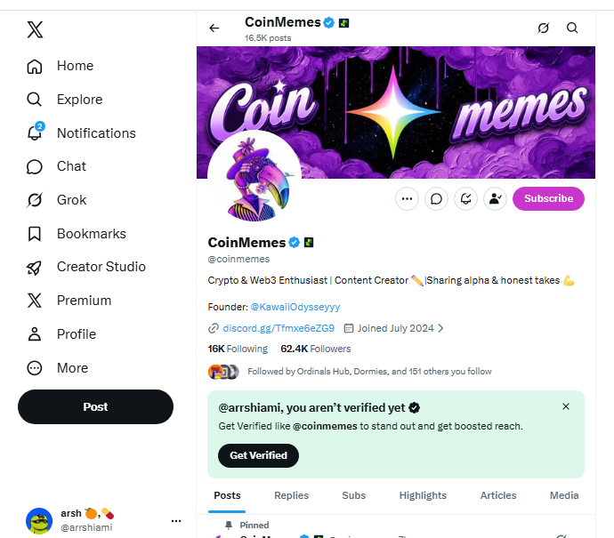 arrshiami's tweet photo. @coinmemes @outworld3rs all done
0x640f5e540e2a6e4871d0e6dd26187bacb9a67905 https://t.co/ZEzoFq3U6V