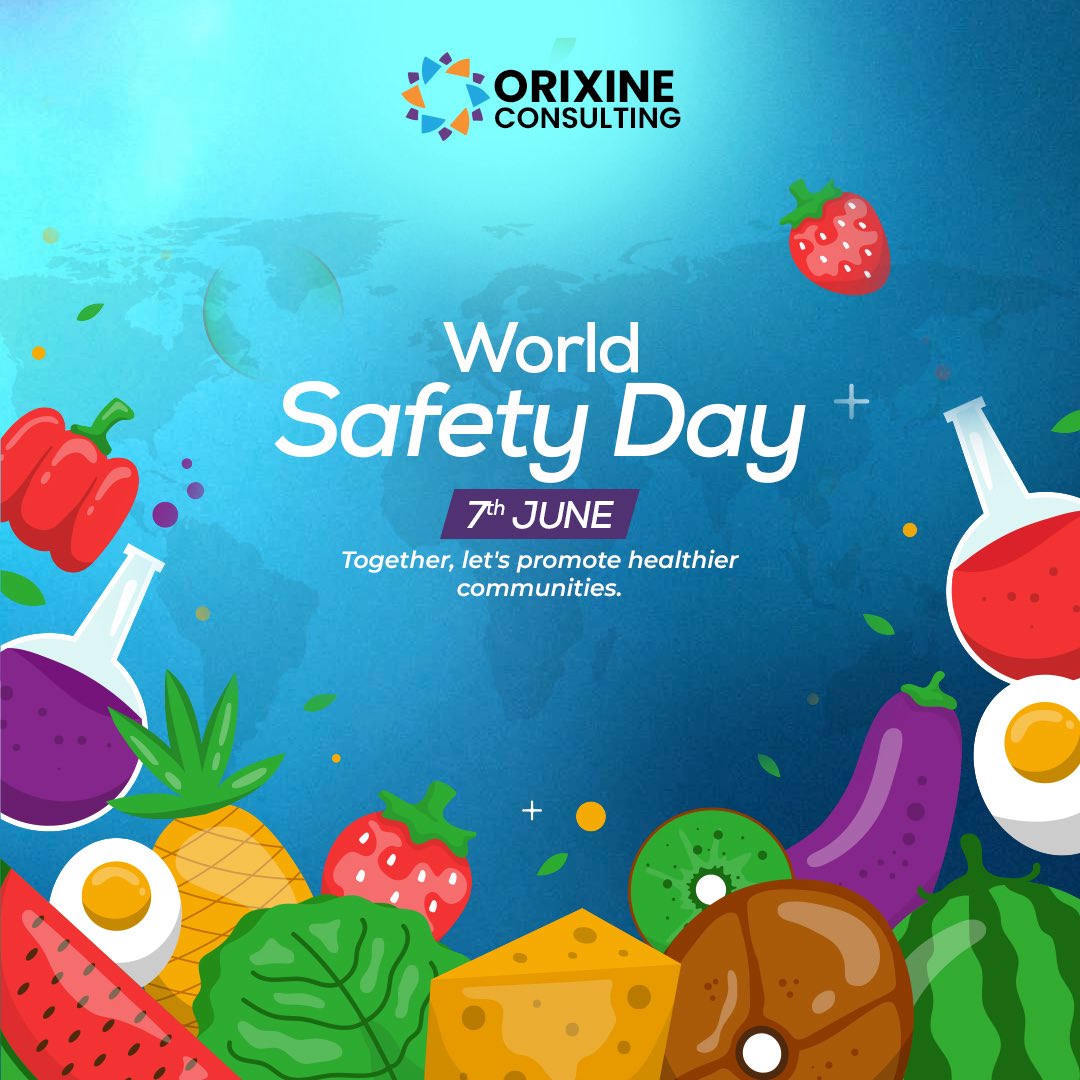 OrixineConsult's tweet photo. Together let’s promote healthier communities 
#worldfoodsafetyday26 https://t.co/6wy2dYqYIZ