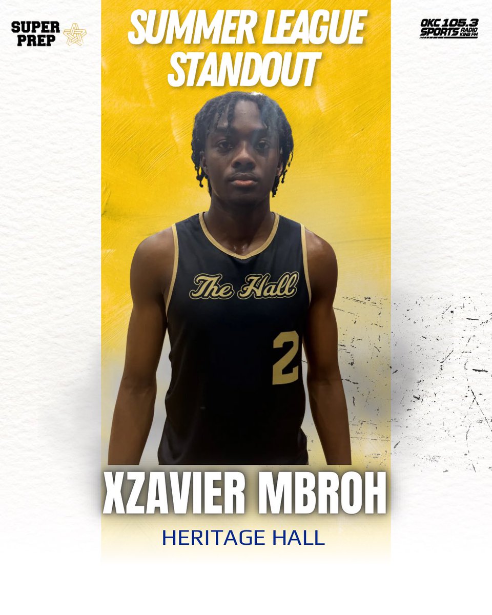 russellmilesp's tweet photo. Edmond Memorial Summer league standouts:

Bishop McGuinness:
2027 6’3 G Riley Sneller @rsneller08 
2028 6’0 PG Isaiah Nelson 

Heritage Hall:
2027 6’1 PG Xzavier Mbroh @xmbroh 
2027 3⭐️ 6’5 W Braelon Bradshaw @TheBraelonbrad 
2029 6’2 G Vincent Oliver 
2028 6’2 G Kobe white 

Oklahoma Christian School:
2027 6’2 PG Hudson Struckel @HudsonStruckel 

Edmond Memorial:
2028 6’2 G Kaliel McNeely @kaliel_4mcneely