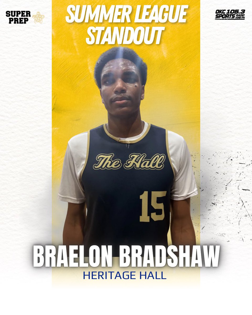 russellmilesp's tweet photo. Edmond Memorial Summer league standouts:

Bishop McGuinness:
2027 6’3 G Riley Sneller @rsneller08 
2028 6’0 PG Isaiah Nelson 

Heritage Hall:
2027 6’1 PG Xzavier Mbroh @xmbroh 
2027 3⭐️ 6’5 W Braelon Bradshaw @TheBraelonbrad 
2029 6’2 G Vincent Oliver 
2028 6’2 G Kobe white 

Oklahoma Christian School:
2027 6’2 PG Hudson Struckel @HudsonStruckel 

Edmond Memorial:
2028 6’2 G Kaliel McNeely @kaliel_4mcneely