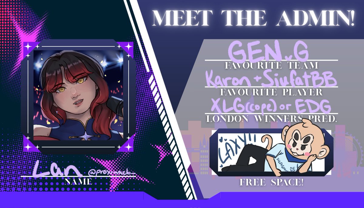 VCTFanCafe's tweet photo. Meet our admins @PYJane_, @canaelie, and @proximacb_! (2/2) 

They've been working hard to make this event happen, so please give them your thanks! Be sure to stop by FNATIC HQ on June 17+18 from 2-5pm BST ✨ 

#VCTFanCafe https://t.co/lyesKE0sWq