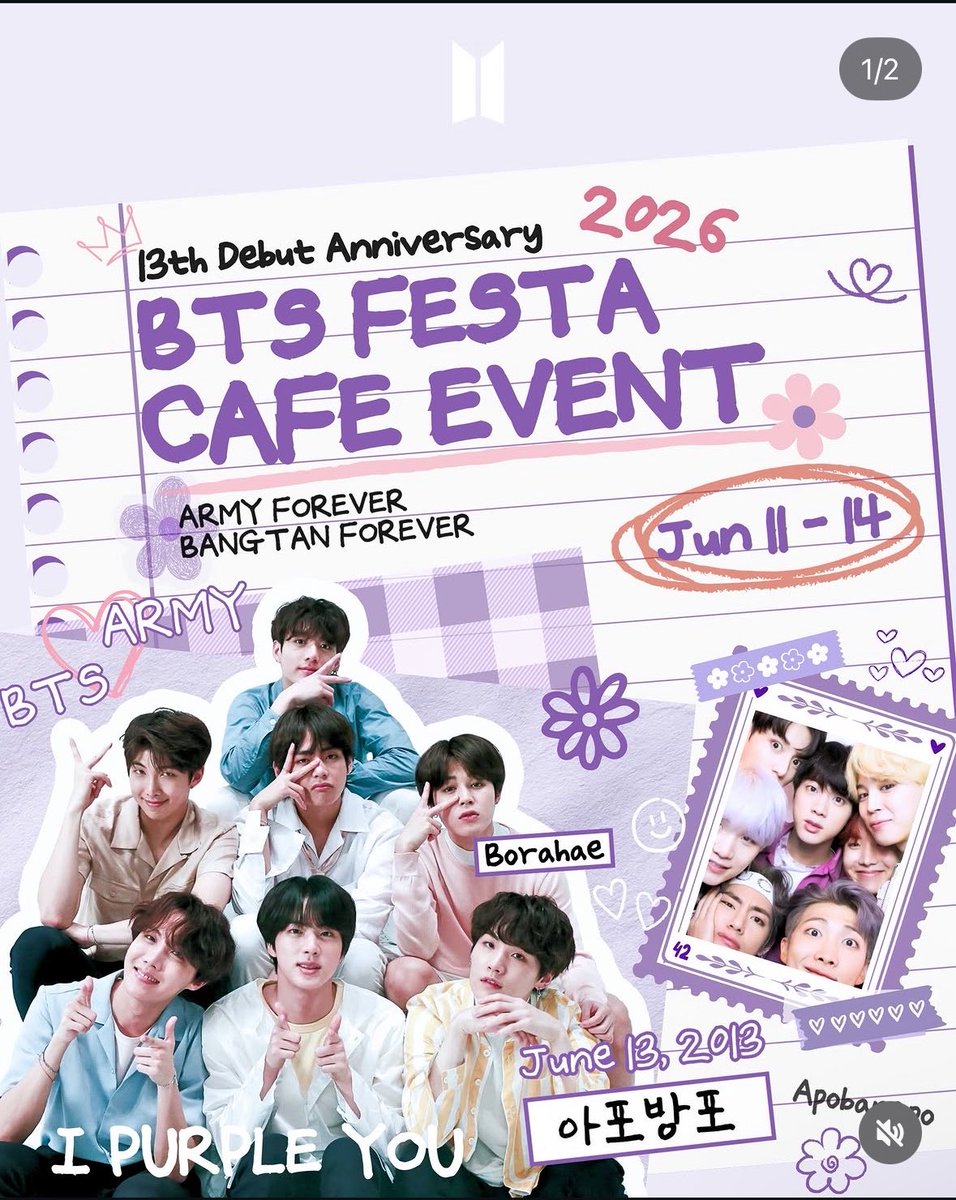 7udios's tweet photo. for BTS Festa there’s two really cute cafe events happening in Toronto 🌟 https://t.co/53g7sRSohH