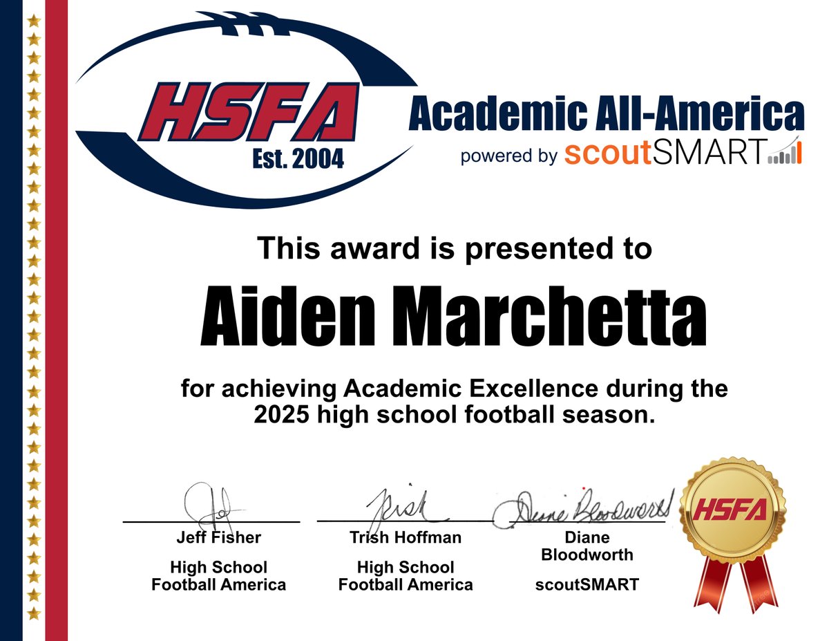 HSFBamerica's tweet photo. Congratulations to the 20 St. John Bosco (California) 2025 High School Football America Academic All-Americans.

See the 10,000+ student-athlete honorees here -> https://t.co/FpLU3fbv1L @boscofootball #playfootball #ThisIsHSFootball https://t.co/WaDO2Cq8Vz