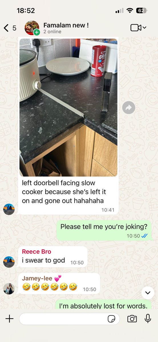 _Will_c_82's tweet photo. I knew the sister in law was a nervous wreck, but this is a level of anxiety I never knew existed. 🤣🤣 https://t.co/9y1kztWFfF