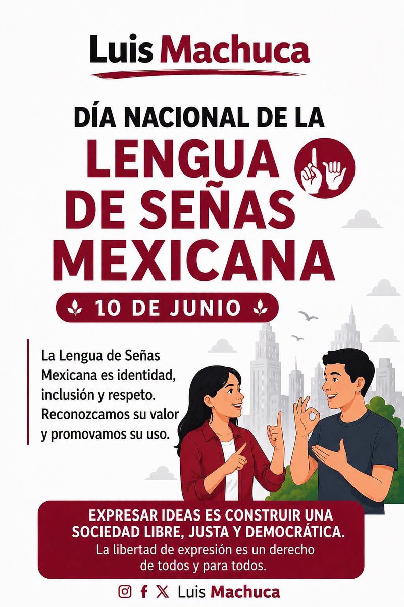 L_machuca's tweet photo. Hoy conmemoramos el Día Nacional de la #Lengua de #Señas Mexicana, una herramienta fundamental para la inclusión, la #comunicación y el respeto a la diversidad. Construyamos una sociedad donde todas las voces puedan ser escuchadas, incluso aquellas que se expresan con las manos. 🤟🇲🇽

#Cuernavaca #Morelos #LenguaDeSeñas