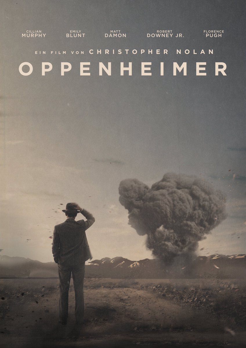 linoxiv's tweet photo. My alternate poster for the movie Oppenheimer! https://t.co/e3XrVKCOW0