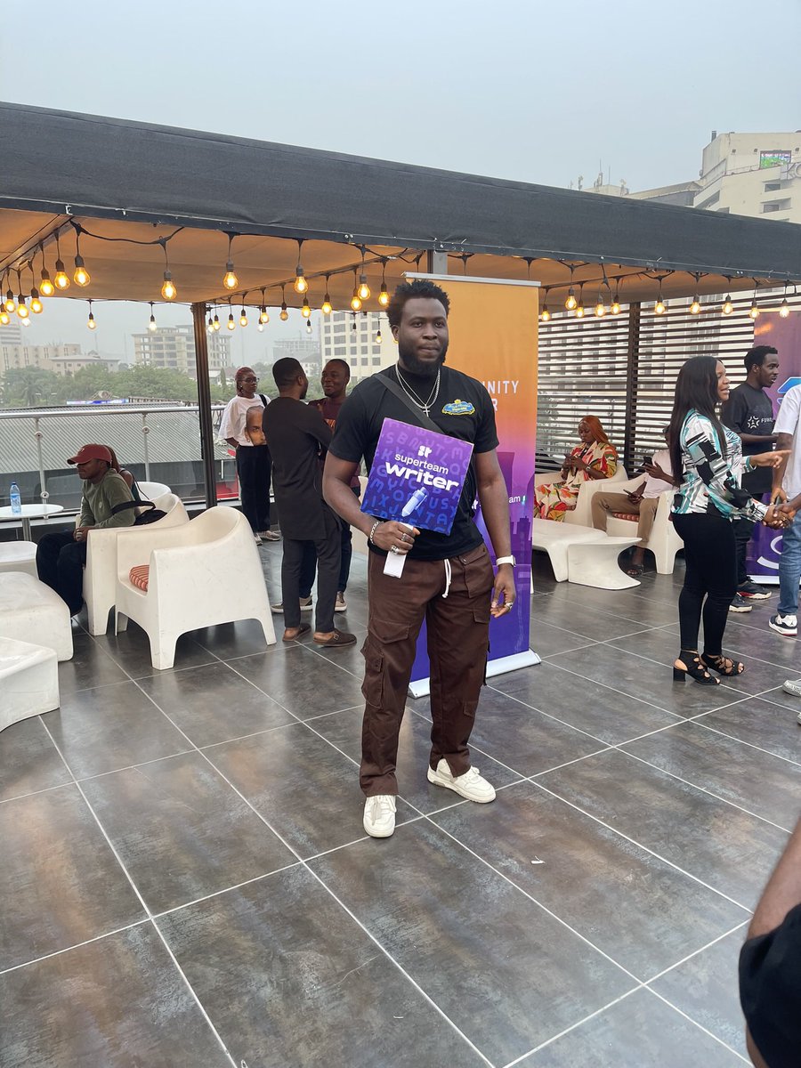 timmyisagod's tweet photo. This was early 2024 , my first Superteam physical event, the moment my life changed forever , I’m grateful for @SuperteamNG and the impact it has had on me , looking back at my growth from then till now , it’s been nothing but mind blowing, at that point in time I had no product, no experience building a startup , I was just a Crypto otc trader hungry for more , now I’m a founder with a product with over 7000 users and have processed over $7.5million in total volume. 
Words alone cannot express how grateful I am to @SuperteamNG , it’s literally the best community in existence. 
Happy 3rd year anniversary Superteam.