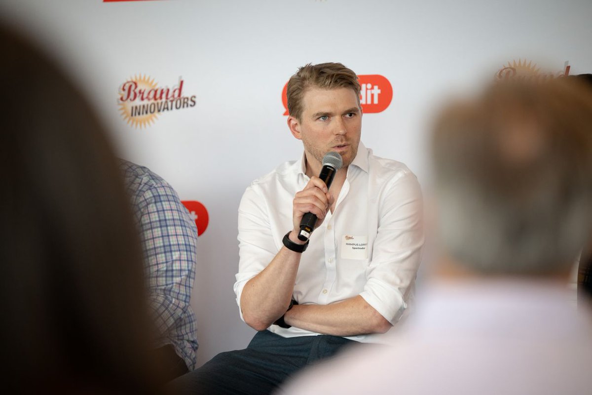 Sportradar's tweet photo. VP Hampus Lofkvist joined leaders from Verizon, Reddit, &amp; Swish Breaks at @BrandInnovators to discuss the future of sports media, and why brands must leverage real-time sports data to connect with fans as their emotions flow with the game. 

Learn more: https://t.co/qsHb3fJQ1U https://t.co/ur0wyGCqci
