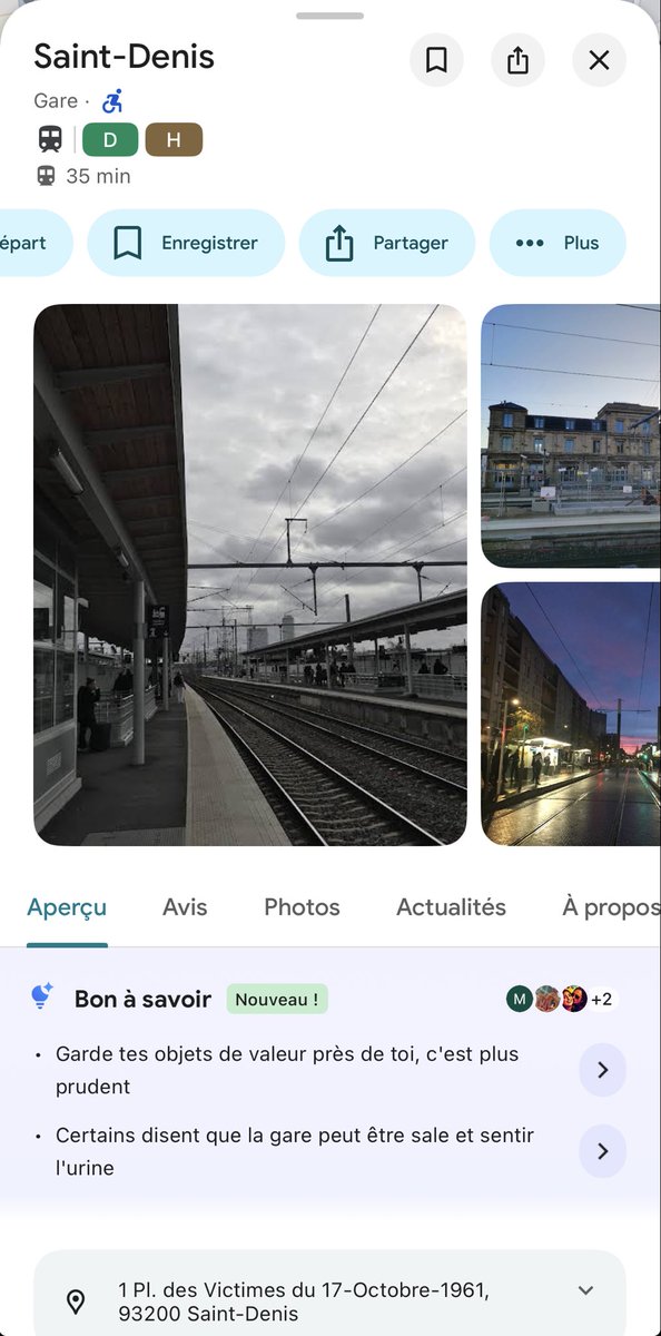 pierrevabres's tweet photo. Pas mal cette nouvelle fonctionnalité "Bon à savoir" sur Google Maps. On sait où on met les pieds. https://t.co/ySYAOq53wl