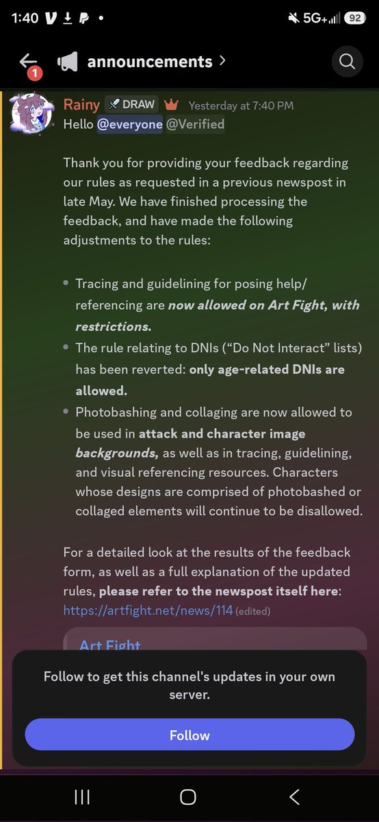 OverclockEGOD's tweet photo. Alright, guess I'm not doing AF this year.

While I'm glad they reverted the first rule mentioned, the second one is uh. Something!

To make it strictly age based is definitely a decision. Wouldn't say it is a good one. https://t.co/vLrs4hBpZG