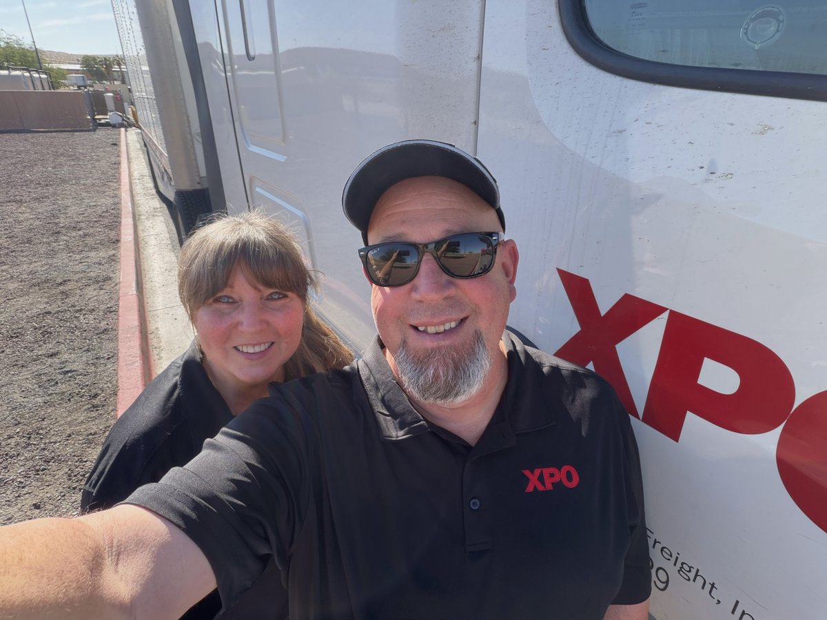 XPOLogistics's tweet photo. Our Chicago Heights service center recently recognized team drivers Chris and Shelly Clarke with their May Rock Stars Award for bringing standout energy and performance to the job every day.
 
Thank you for representing XPO with a passion for precision and safety! https://t.co/J2bfmK1vMc