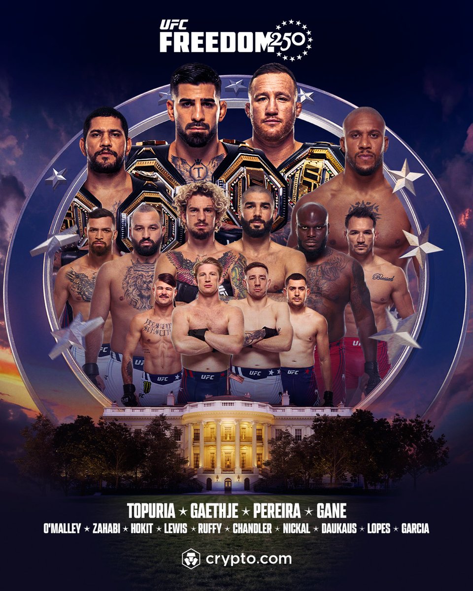 ufc's tweet photo. The biggest bonus in UFC history.

Which fight do you think will win the $1M CRO Bonus from @cryptocom ? https://t.co/8u3KE6qsut