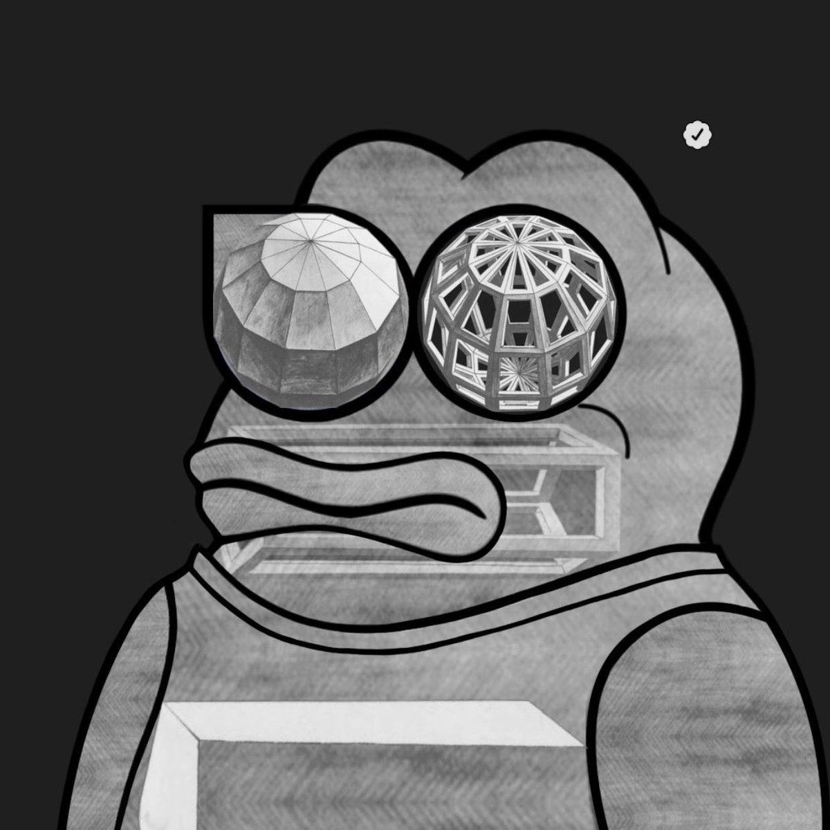 SharkPack1's tweet photo. Jack trying to get 81 views on this tweet, no code, no AI, just the opepen silhouette, photoshop, sketch,  lots of time invested all hand finished. 47 completed. https://t.co/UfGjoLi2sA