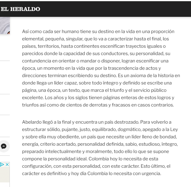 ConSandraMoreno's tweet photo. @elheraldoco ¿Un líder lleno de bondad, energía, criterio acertado, personalidad definida, sabio, estudioso, íntegro, preparado intelectualmente y moralmente, todo ello lo que se supone compone la personalidad ideal? 
¿Hablas de Abelardo o del Mesías?
 ¿Hablas de Colombia o del Paraíso? https://t.co/9zC87It87B