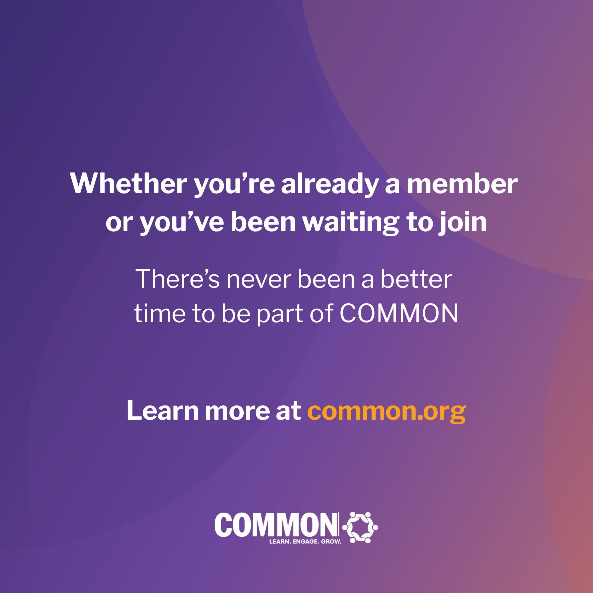 COMMONug's tweet photo. 500+ hours of education. In-person events that energize. A network of people who genuinely want to see you grow. This is what your career has been missing.
 
Learn more: Member Benefits - Common (https://t.co/Xp2j99gT9y)
 
#IBMi #IBMPower https://t.co/LcnyolW1H5