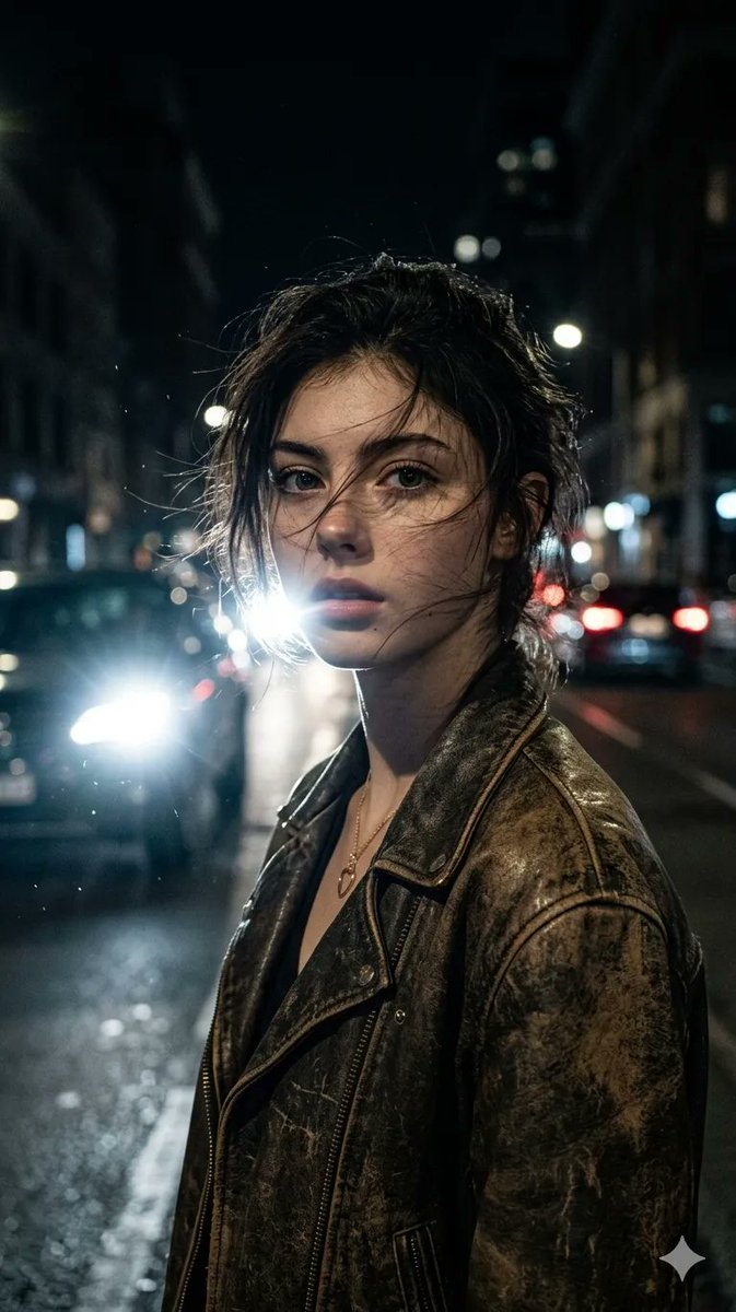 Cinematic Urban Night Portrait