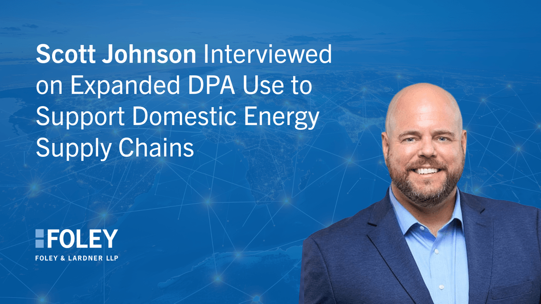 FERCLawyer's tweet photo. Federal funding opportunities in the energy sector may be evolving.

My colleague Scott Johnson joined Federal News Network to discuss recent DPA determinations and what they signal about DOE’s growing role in supporting energy initiatives. Discover why staying alert to Federal… https://t.co/b9nIYe17lD