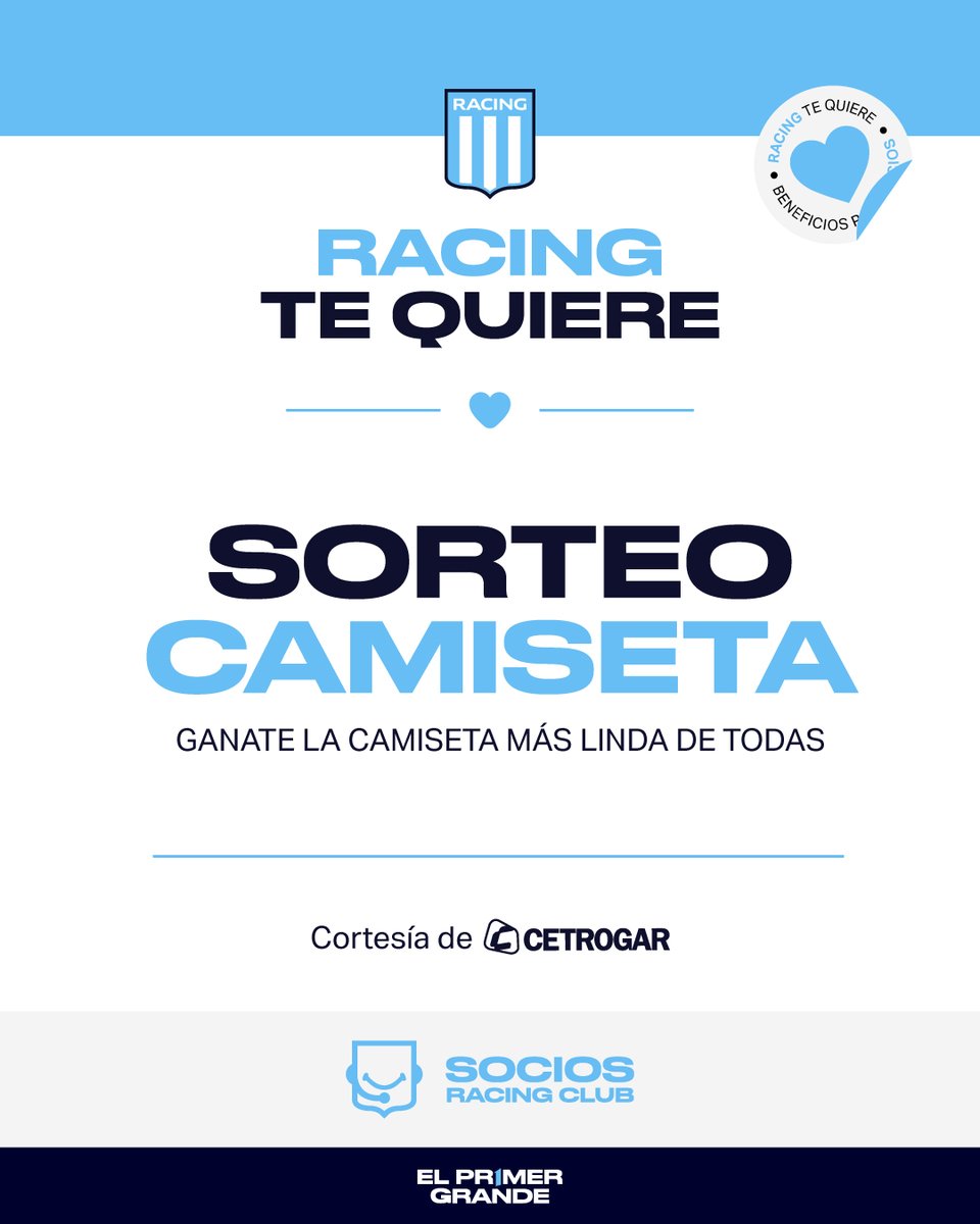 RacingSocios's tweet photo. Conoceremos al ganador/a el día martes 16/06 en el canal oficial de WhatsApp: https://t.co/RqWWkhLtWG
 
ℹ️ Verificá el estado de tu cuota en https://t.co/vb87Z6vn22.  

Descubrí todos los beneficios que tenemos para vos en https://t.co/y7i9yuqRiZ 📲 https://t.co/qyXGtr744G