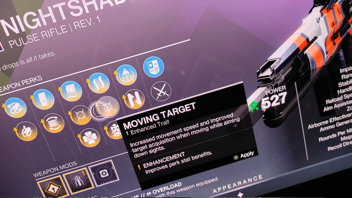 StuntingStephen's tweet photo. I don't think I'm supposed to have double moving targets @DestinyTheGame https://t.co/ciU7SV4aLL