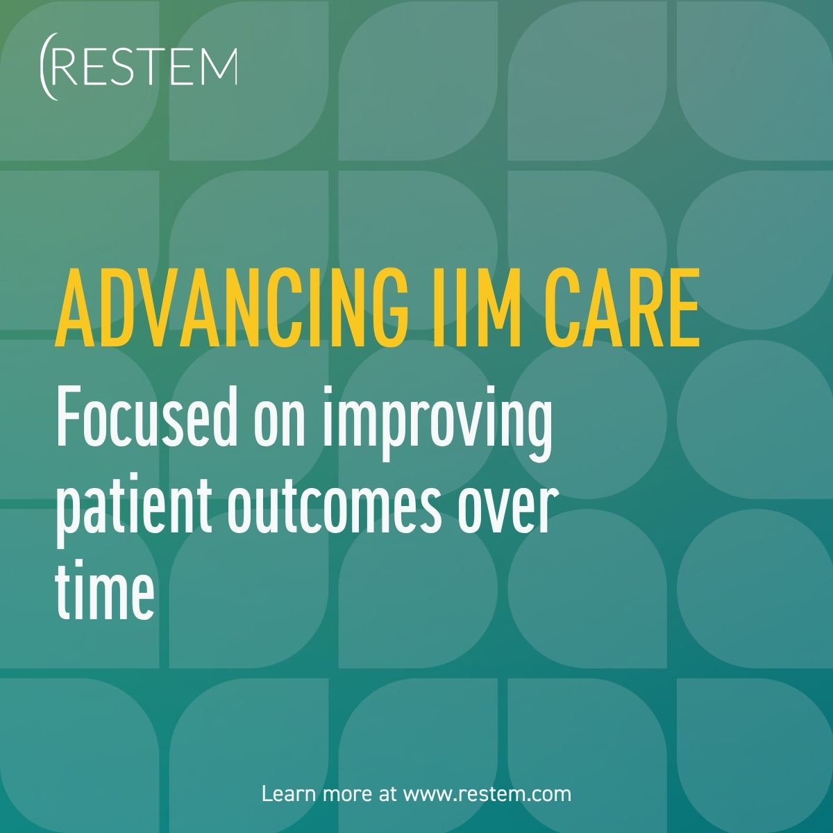 restem_us's tweet photo. For patients living with IIM, new treatment approaches remain an important area of research. Restem-L is being developed as a cell therapy designed to modulate the immune system and address underlying disease activity in IIM.
https://t.co/J1KuZZPUMA 
#Celltherapy #Biotech https://t.co/uitdZTeAB9