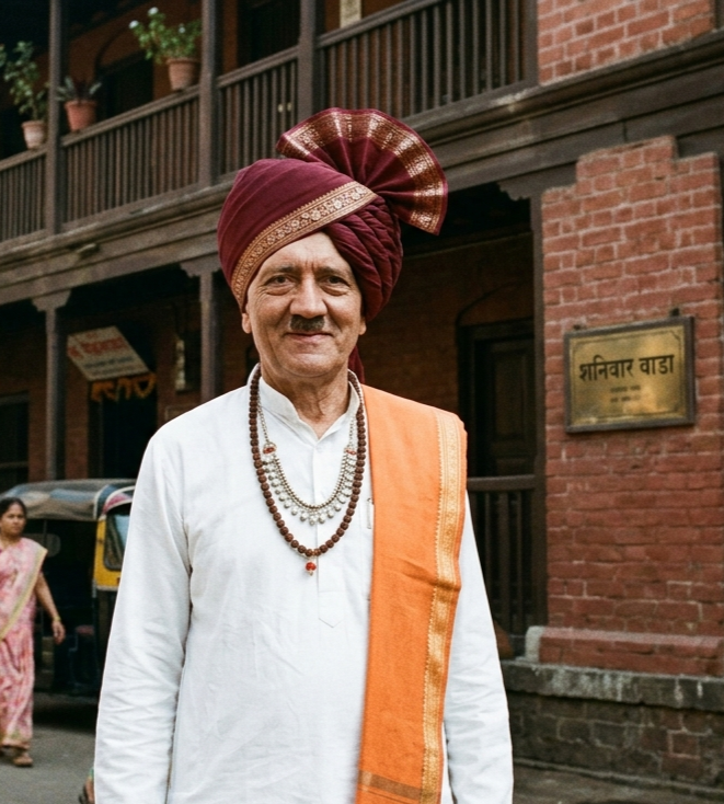 Mumbaikar45's tweet photo. Chancellor Hitlerrao Kaka spotted near Shaniwar wada concentration camp. जय महाराष्ट्र 🙏🙏 https://t.co/Kk2sMnEiFS