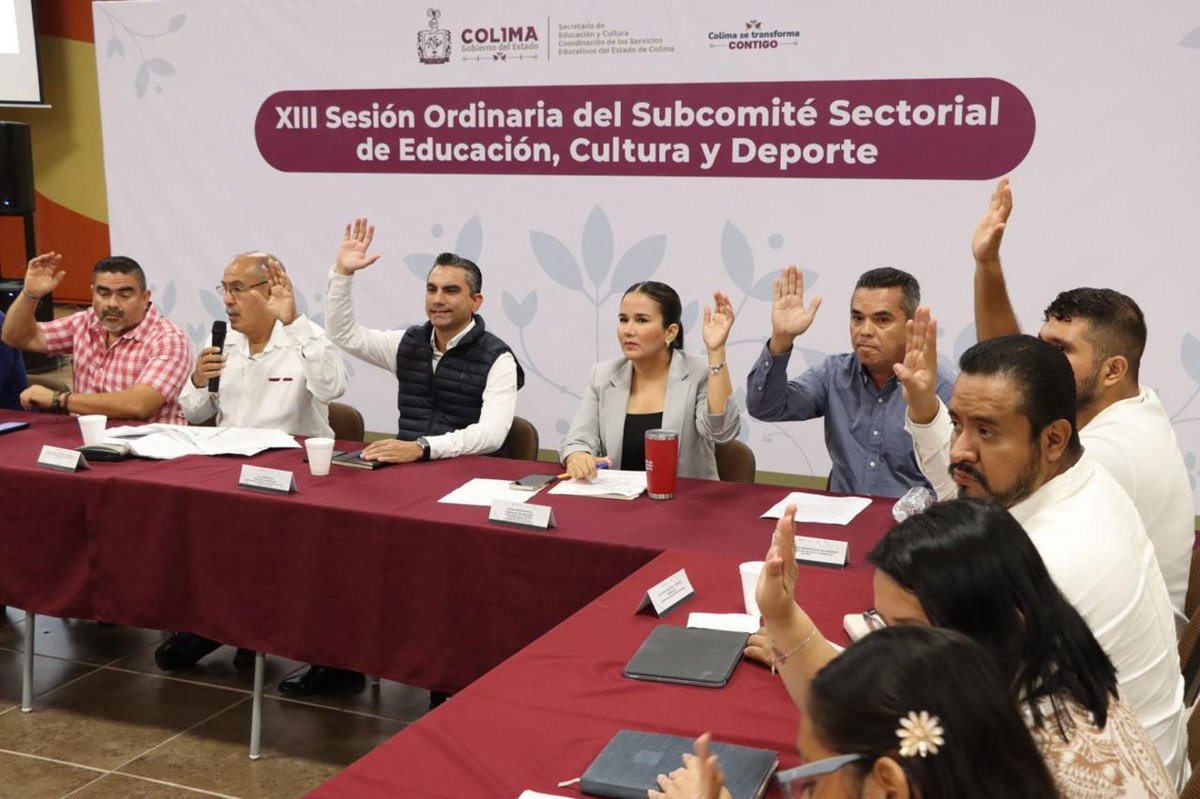 educacioncolima's tweet photo. Este órgano tiene como objetivo dar seguimiento al cumplimiento de metas, programas y acciones del sector, fortalecer la planeación, evaluación y articulación de políticas públicas en materia educativa, cultural y deportiva, apegado a los objetivos del Plan Estatal de Desarrollo. https://t.co/6D4LV6CpeU