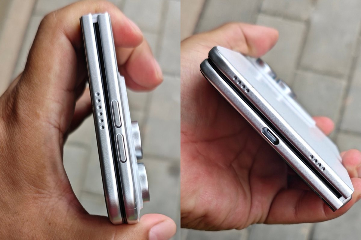 Saurav_DJ47's tweet photo. Apple's first foldable iPhone Ultra may have leaked in full 👀

Rumored specs:

Display
• 5.5-inch outer display
• 7.8-inch inner display
• 4:3 aspect ratio
• Samsung UTG OLED panel
• Near crease-free design

Performance
• Apple A20 Pro (2nm)
• 12GB RAM
• Apple C2 modem

Cameras
• 48MP main camera
• 48MP ultrawide camera
• No telephoto lens

Battery & Design
• ~5,500mAh battery
• 9.2mm folded
• 4.5mm unfolded
• Liquid metal hinge
• eSIM only

Biometrics
• Touch ID in the power button
• Face ID reportedly removed

iOS 27 beta code is also said to reference fold states, hinge angles, and adaptive layouts for folded, unfolded, and semi-folded modes.

Expected launch: September 2026 alongside the iPhone 18 Pro series.