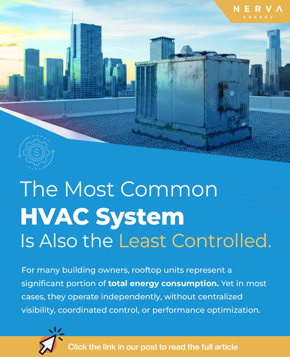 NervaEnergy's tweet photo. Rooftop units are everywhere in Canadian commercial buildings.
One of the most common systems is also one of the biggest untapped opportunities.

We break it down in our latest article here: https://t.co/1BIAz7ba4K  

#hvacsystems #buildings #ontario https://t.co/aoKgyjBrqz