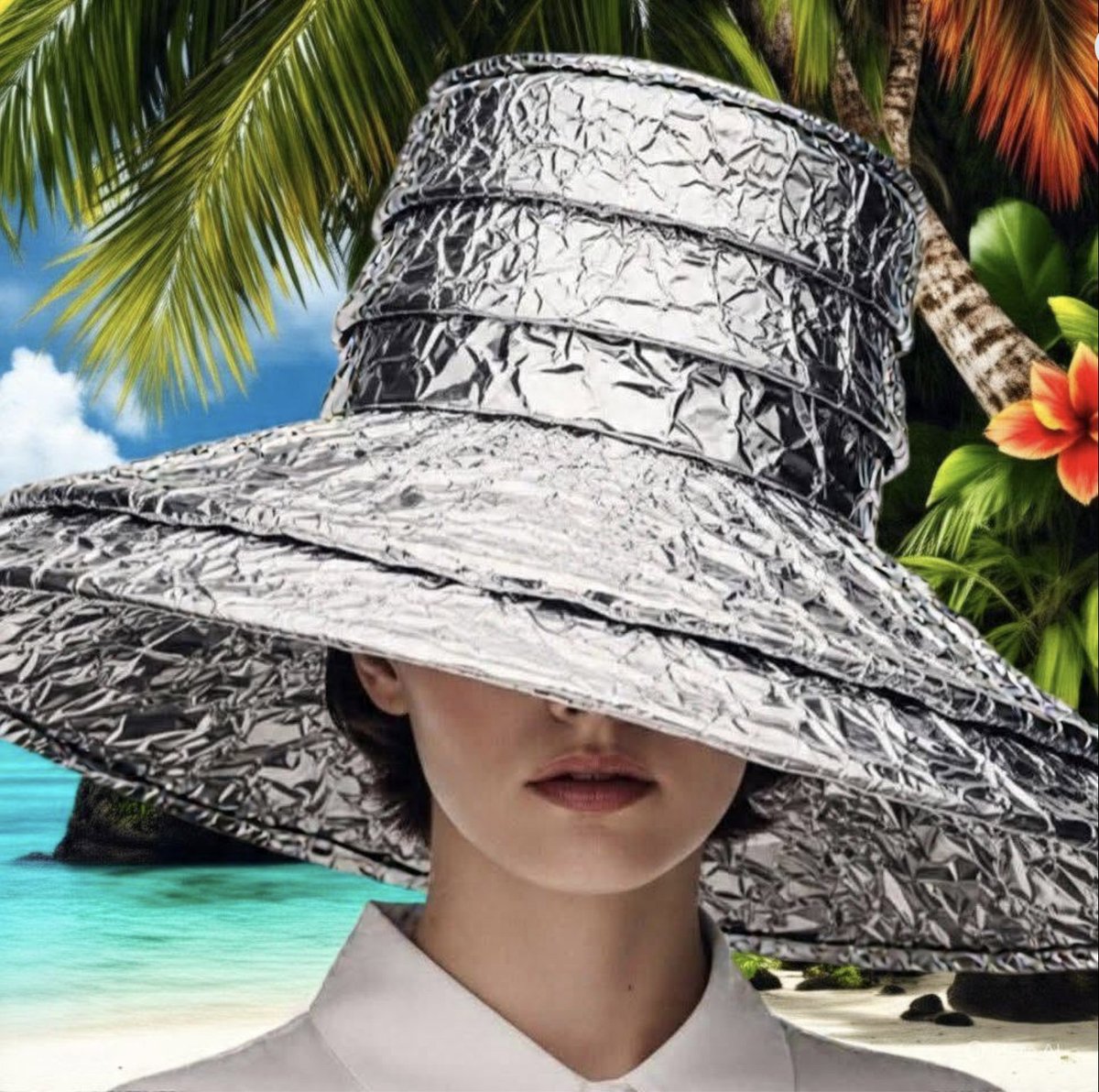ReneePittman124's tweet photo. *The History of the Tin Foil Hat* 😎

https://t.co/lKZt4rp2fv

Thanks Matilda Rogers for this glam image

Hmmm...  I wonder if this hat would lessen the beamed assaults to my head? https://t.co/fXxDX9xQ6e