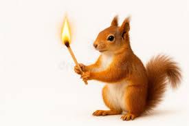 SRoadk2's tweet photo. @EmoPhilips 🎶I'm a firestarter, squirrel firestarter🎶 https://t.co/E2zqh7zhtu